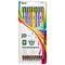 Ticonderoga Pencils, No 2 Soft, Neon Stripes, Presharpened, PK60, 60PK 13910 - alternate 3